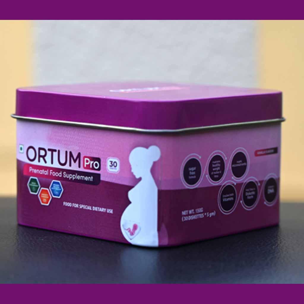 Siddhayu Ortum Pro Diskettes Prenatal Food Supplement, Pack of 30’s