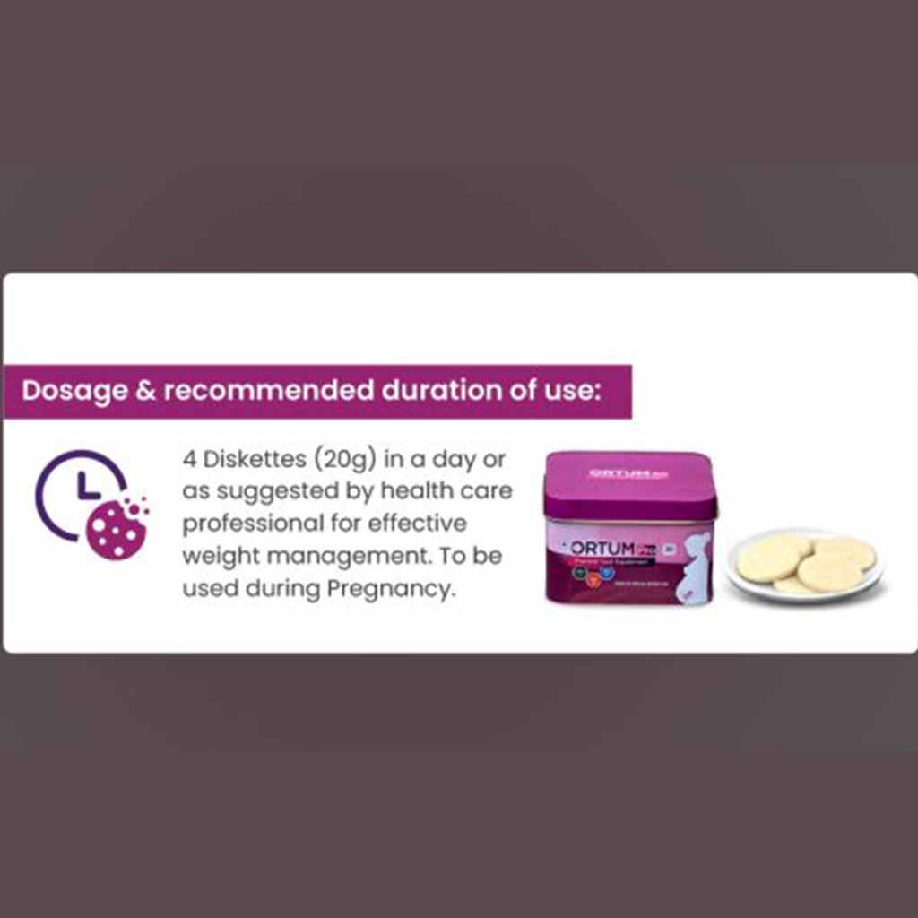 Siddhayu Ortum Pro Diskettes Prenatal Food Supplement, Pack of 30’s