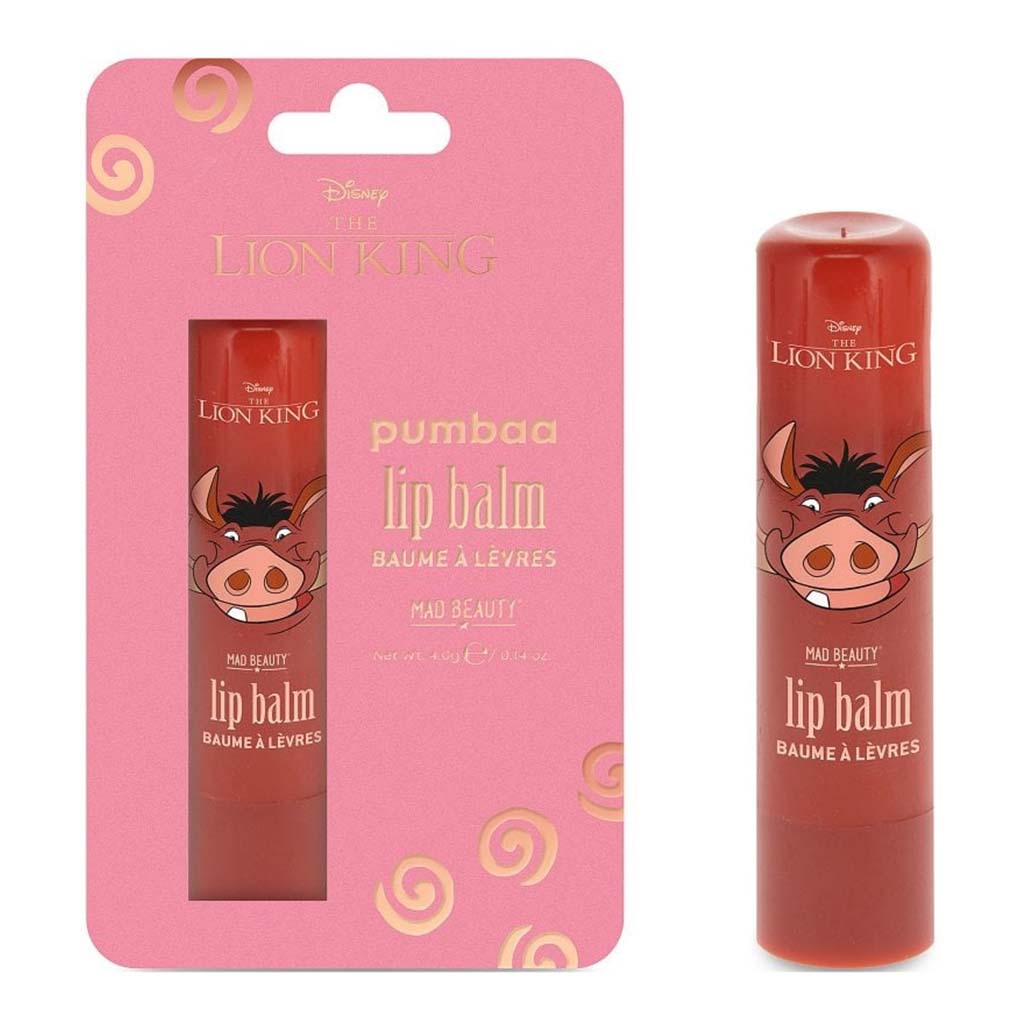Mad Beauty Disney The Lion King Pumbaa Moisturizing Lip Balm 4g