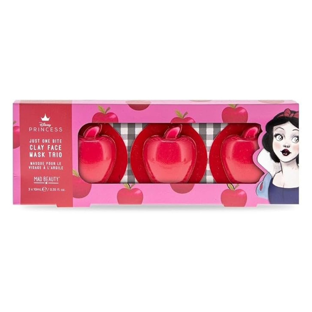 Mad Beauty Disney Snow White Clay Face Mask 10ml, Pack of 3's