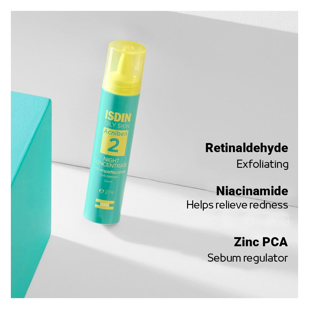 Isdin Acniben Night Concentrate Anti-Blemish Serum 27ml