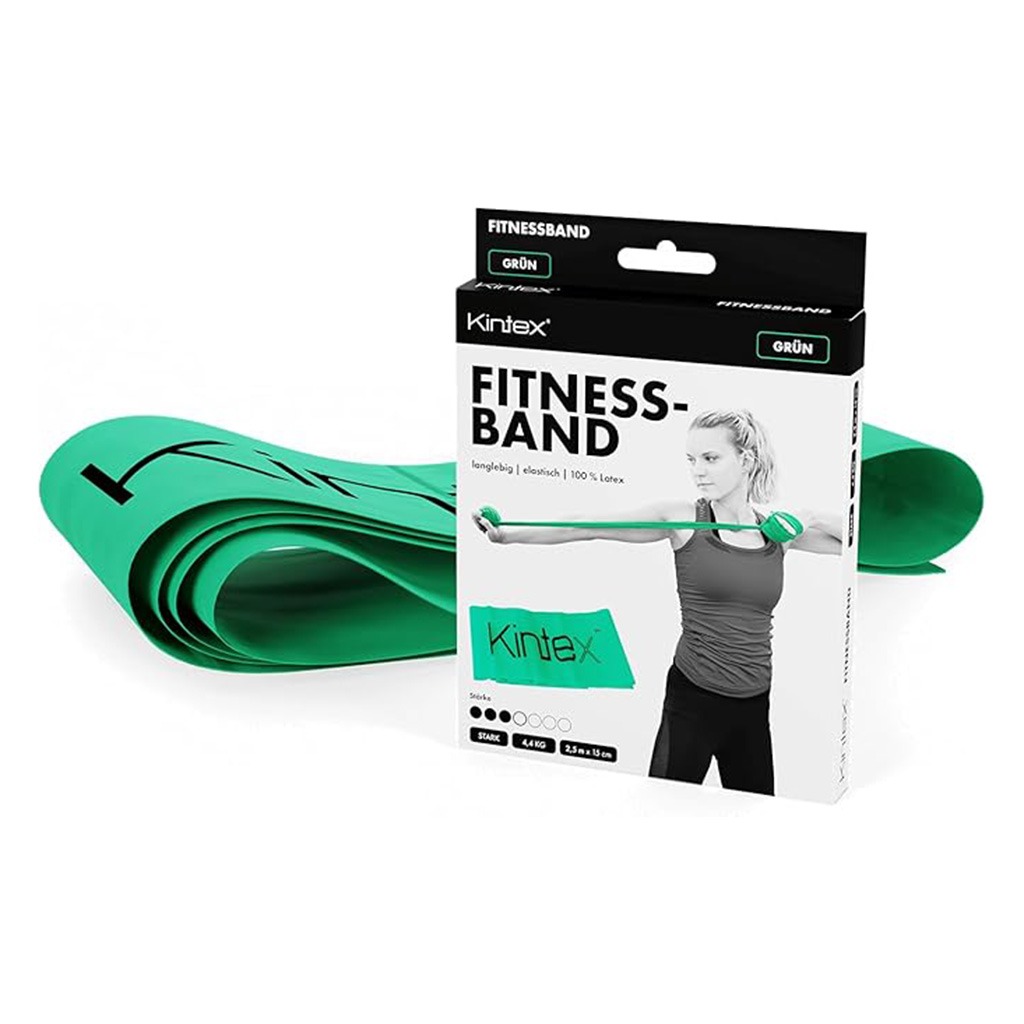 Kintex Fitness Elastic Band - Green Color, Size 15 * 250cm