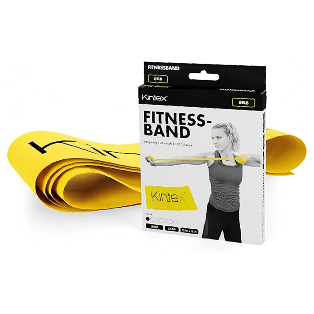 Kintex Fitness Elastic Band - Yellow Color, Size 15 * 250cm