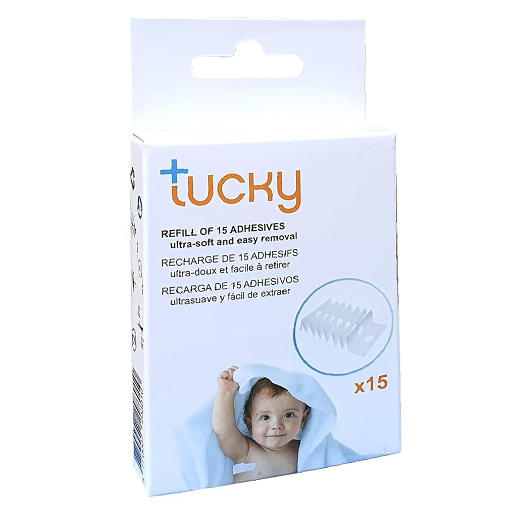 Tucky Double Sided Refill Adhesives For Tucky Smart Thermometer, Pack of 15’s 