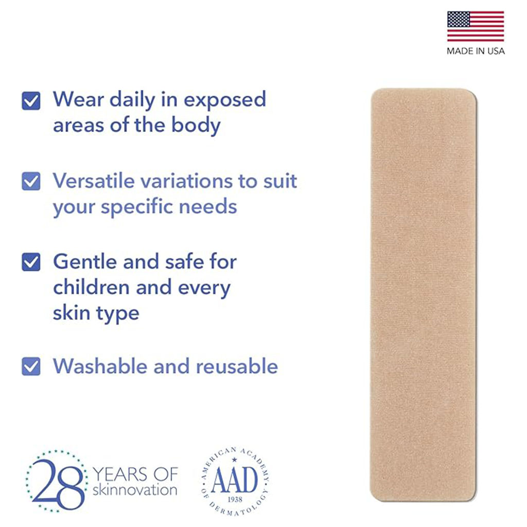 Biodermis EpiDerm C Strip Natural Silicone Gel Sheeting For Scars, Size 3.6 * 15.2cm 