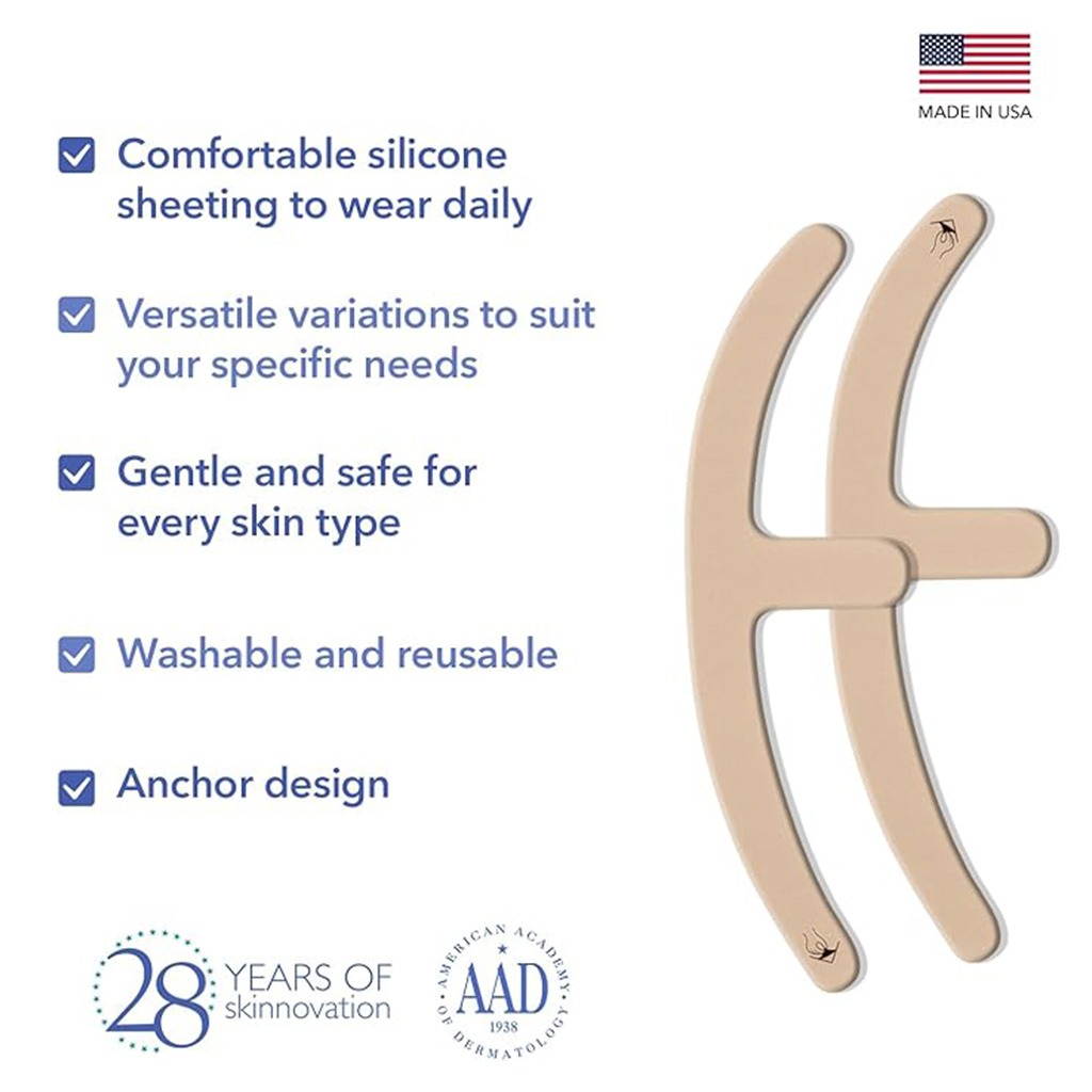 Biodermis EpiDerm Mastopexy Natural Silicone Gel Sheet For Scars, Size 32 * 9.6cm - 1 Pair