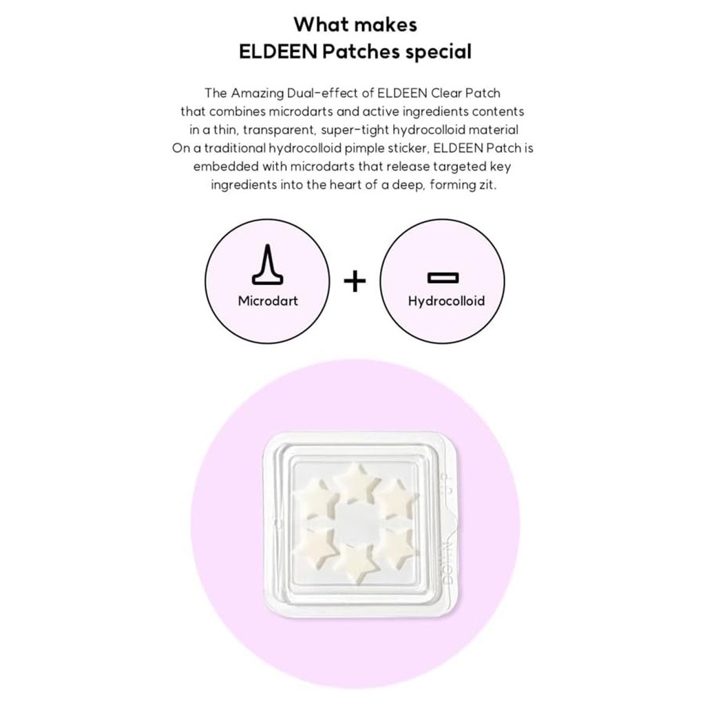 Eldeen Good Bye Dark Spots Microdart Dark Spot Patch, Pack of 6’s