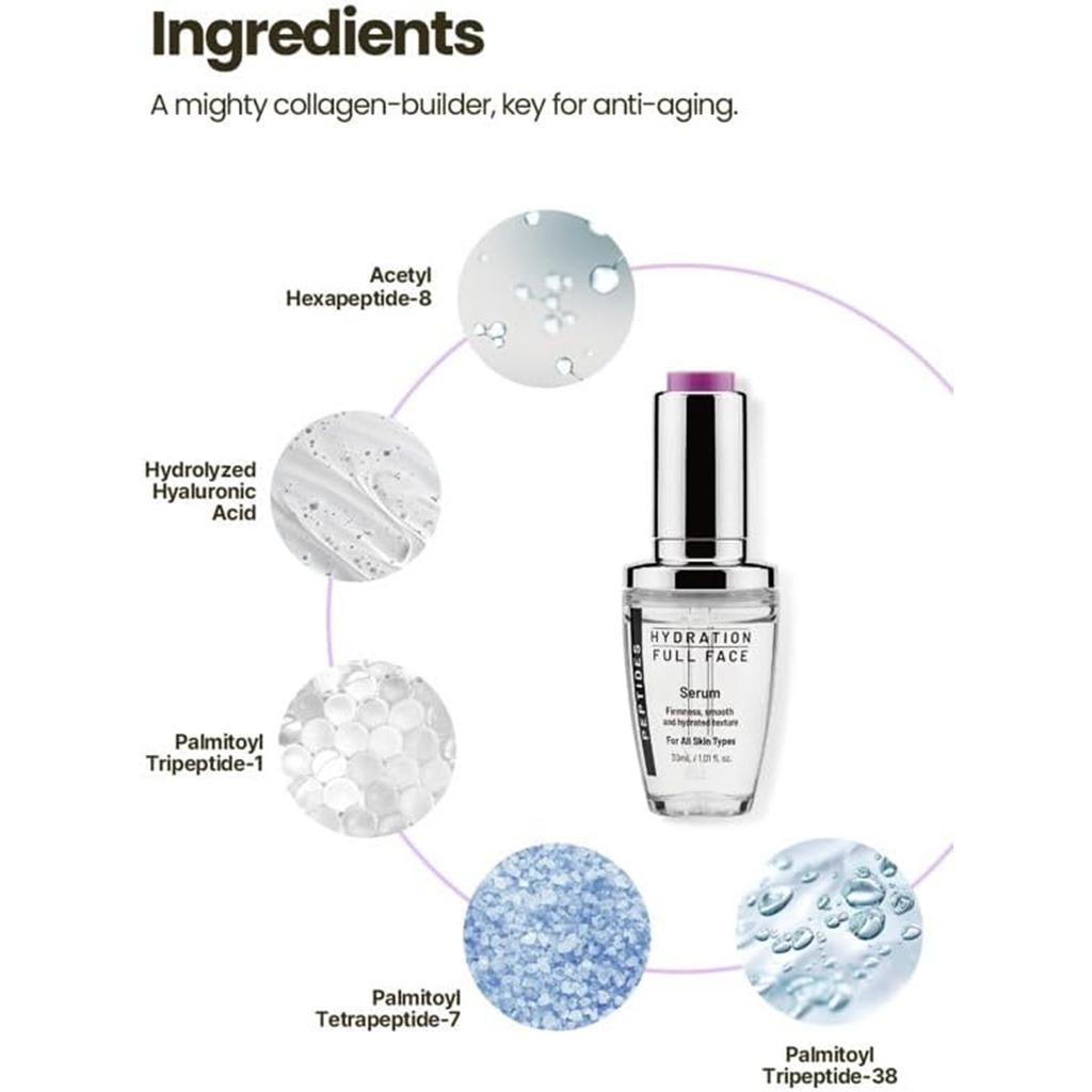 Dejuvent Peptides Hydration Full Face Serum For All Skin Types 30ml