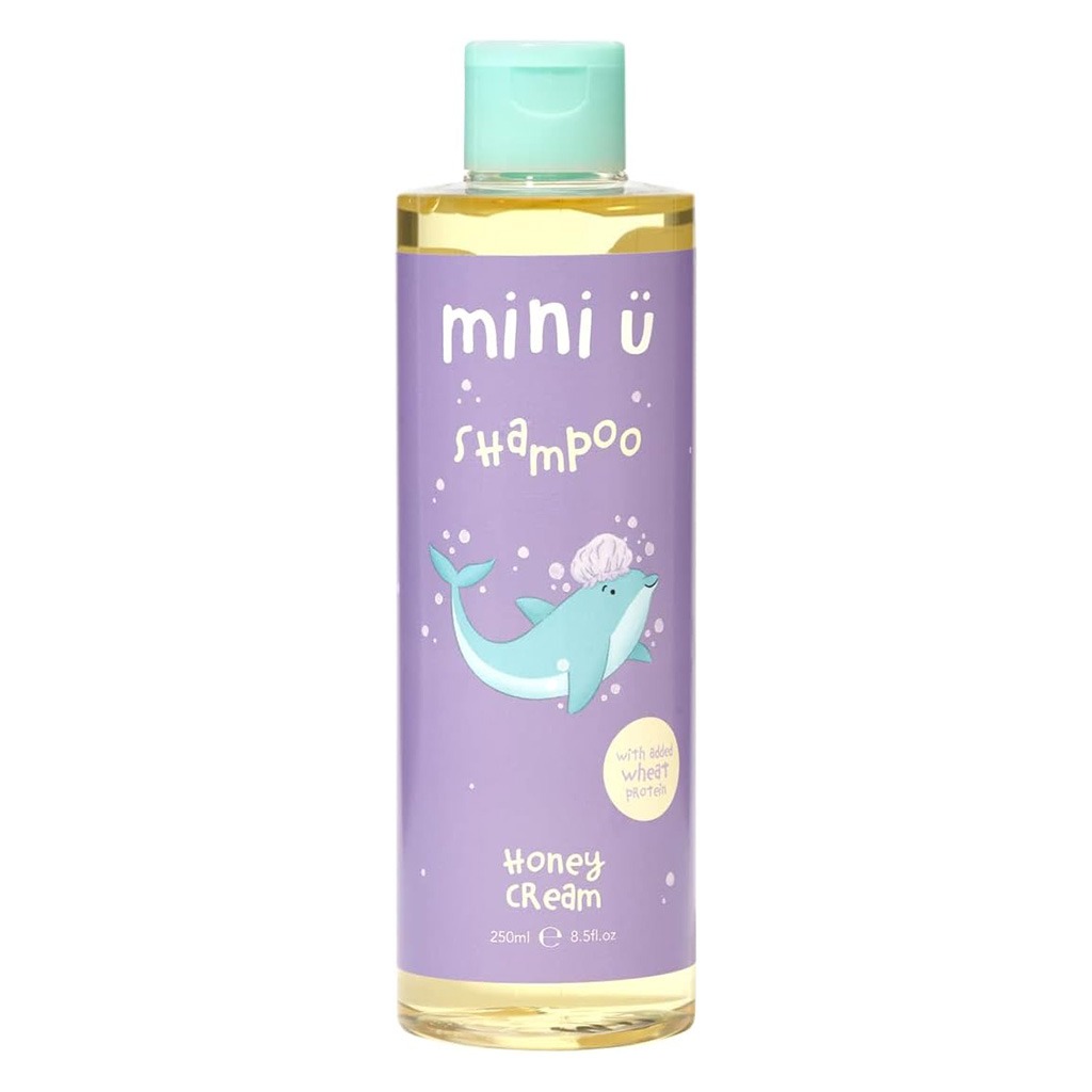 Mini U Honey Cream Baby Hair Shampoo With Wheat Protein 250ml