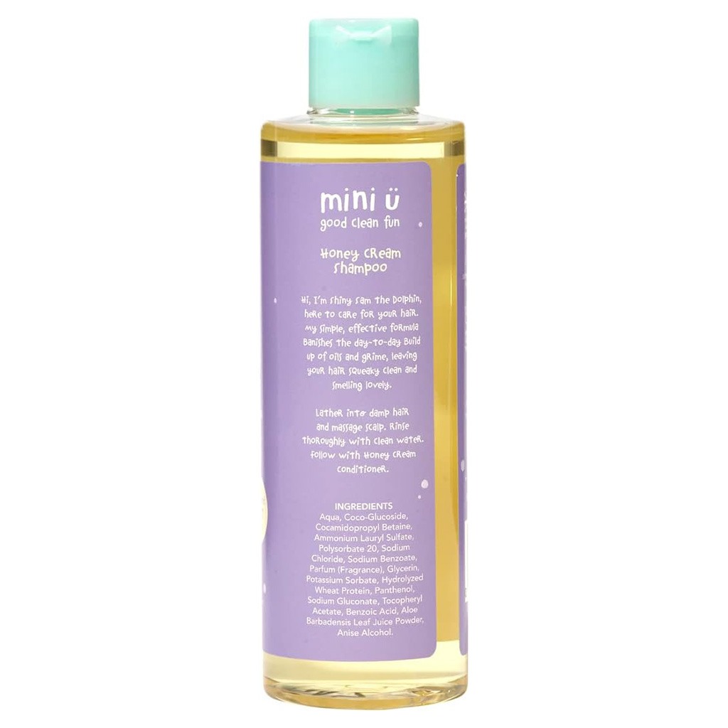 Mini U Honey Cream Baby Hair Shampoo With Wheat Protein 250ml