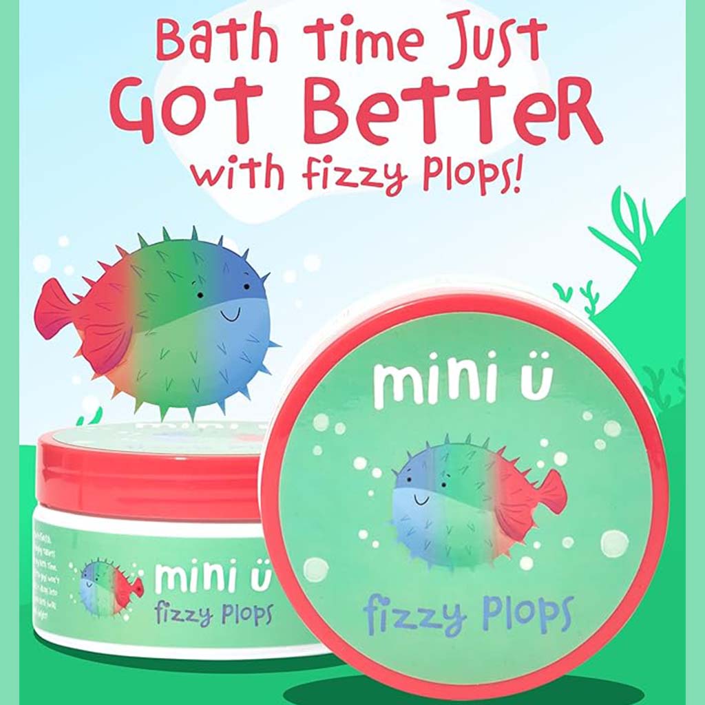 Mini U Bath Fizzy Plops For 3+ Years Kids, Pack of 40’s 