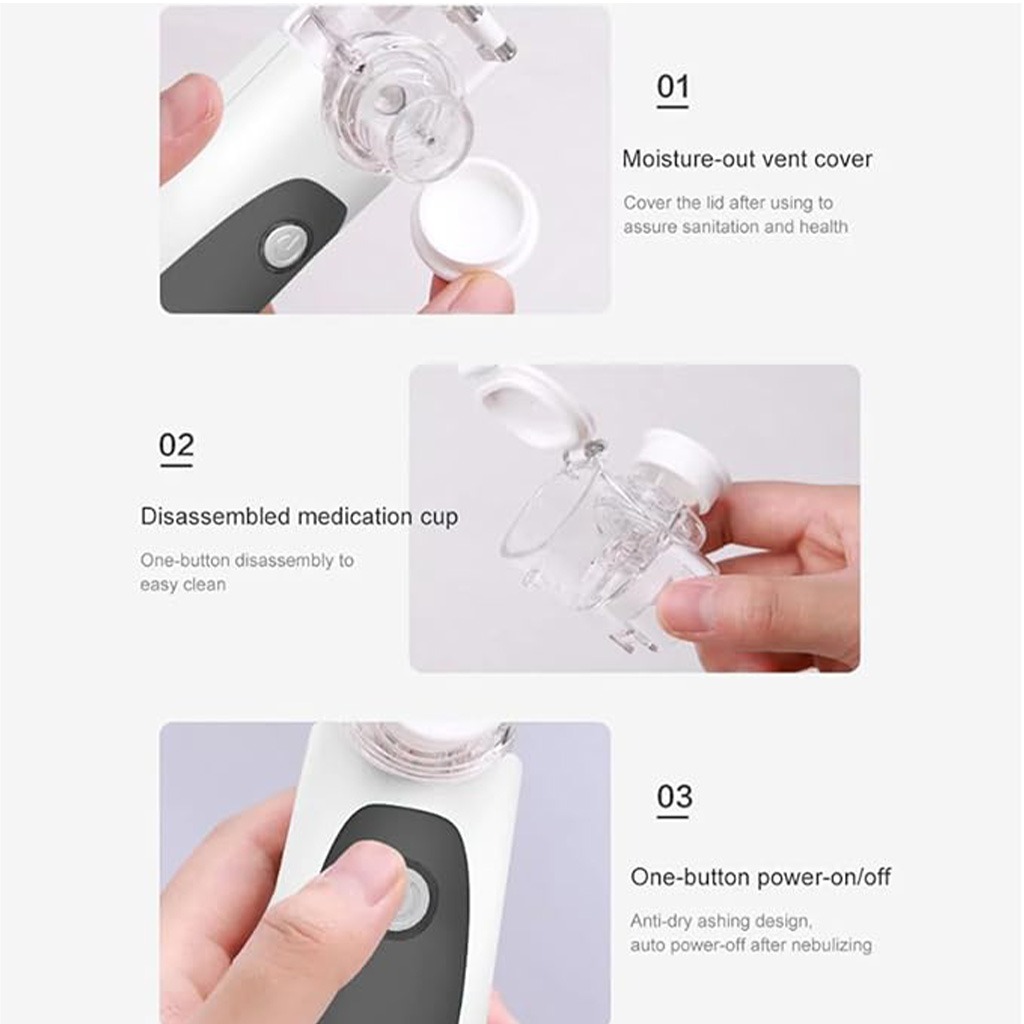 Novamed Ultrasonic Mesh Nebulizer N-12 For Respiratory Care 