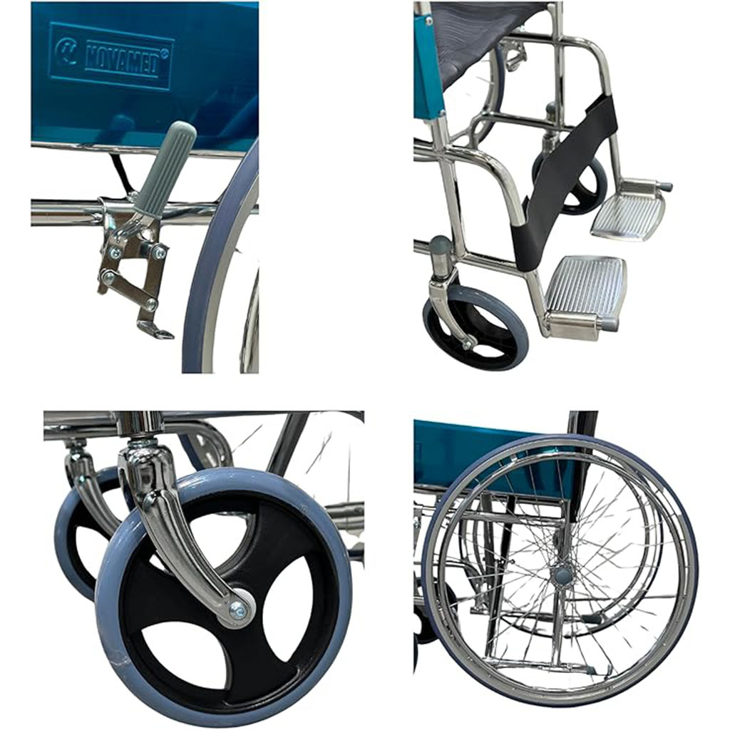 Novamed Economic Steel Wheelchair Normal 809 