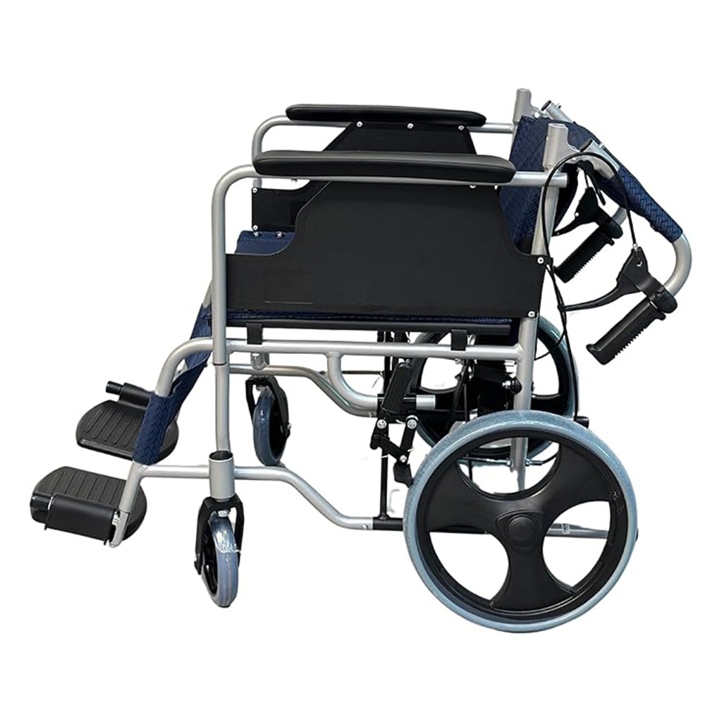 Novamed Lightweight Transport Wheelchair 832LABJ - Blue Color