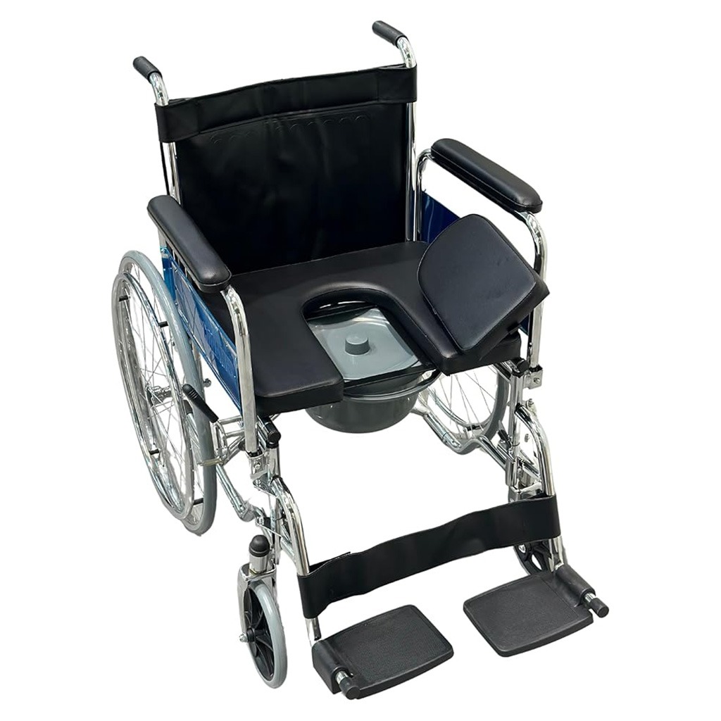 Novamed Commode Wheelchair With U Heavy Duty 681U-51