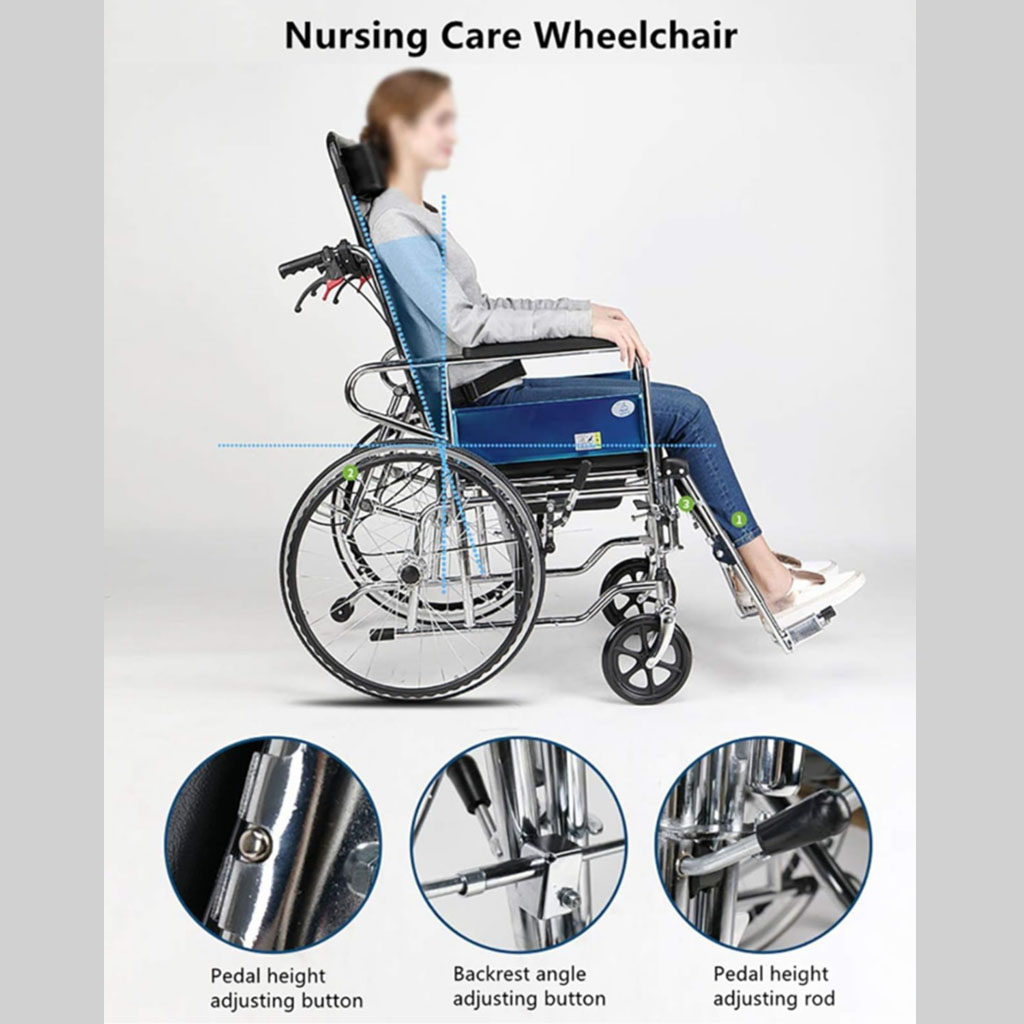Novamed Light Weight Reclining Wheelchair 954GC