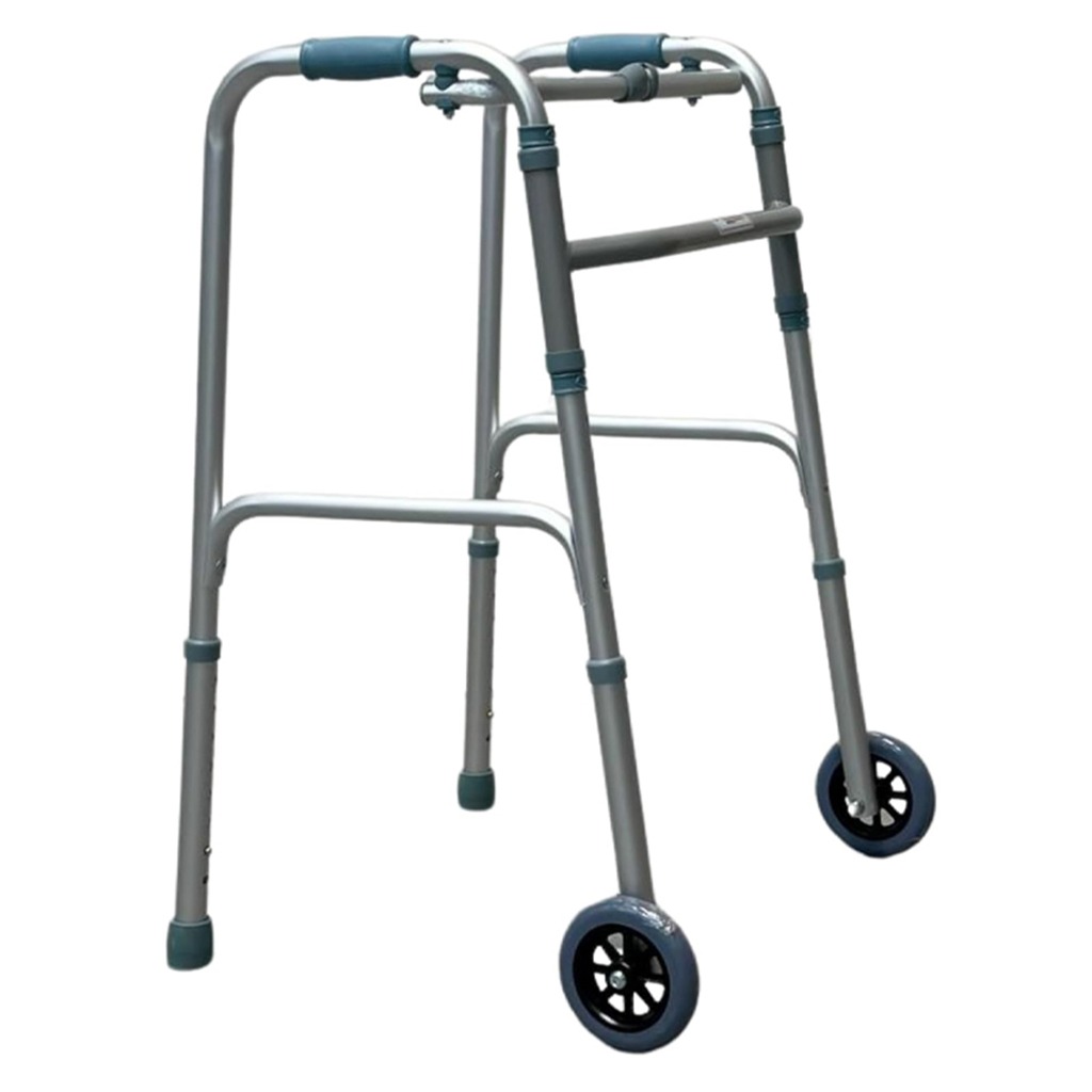 Novamed Lightweight Folding Walker With Wheel 9125L