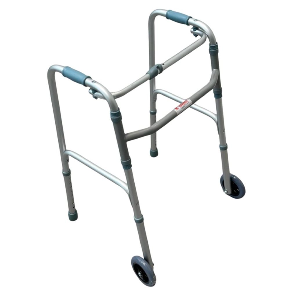 Novamed Lightweight Folding Walker With Wheel 9125L
