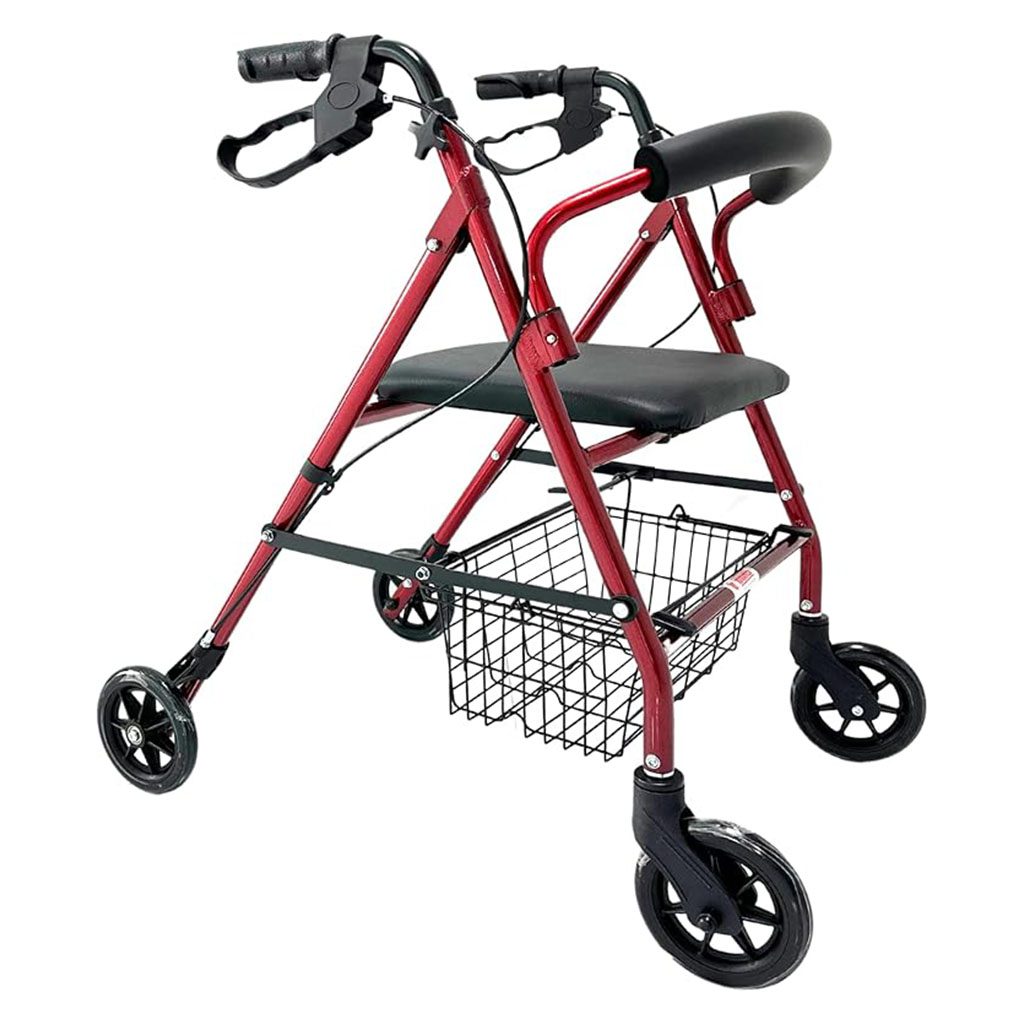 Novamed Detachable Lightweight Four Wheel Rollator 9144L