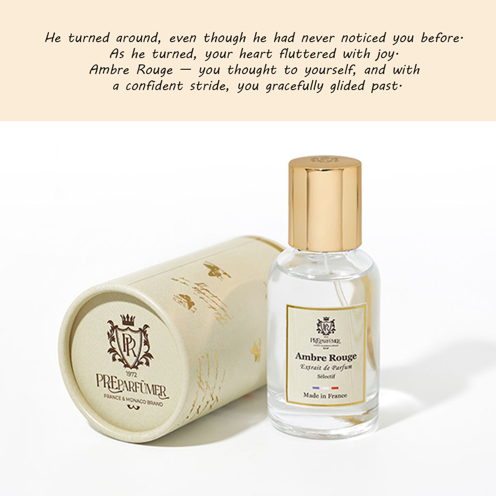 Preparfumer Ambre Rouge Perfume - Floral Oriental Luxury Fragrance For Women 30ml