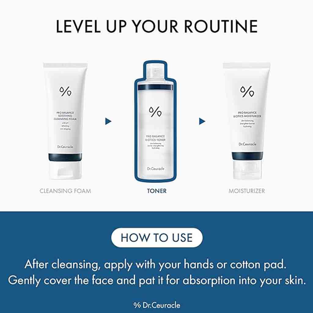 Dr. Ceuracle Pro Balance Biotics Skin Toner 300ml