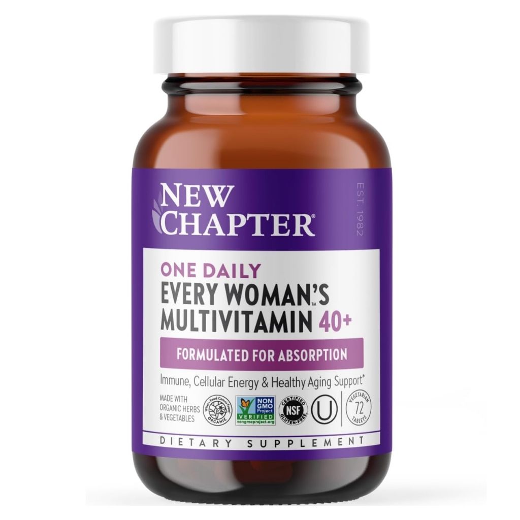 New Chapter Every Woman's One Daily 40+ Multivitamin Tablets, Pack of 72's