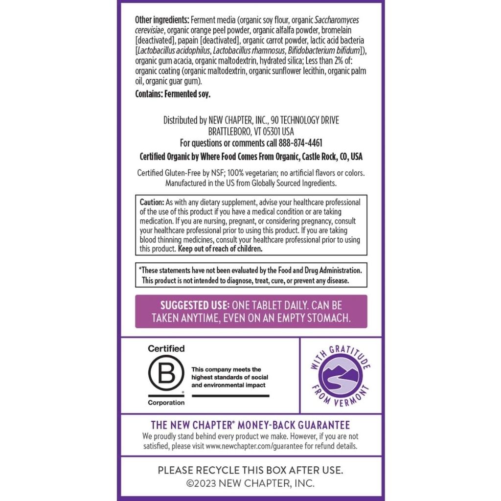 New Chapter Every Woman's One Daily 40+ Multivitamin Tablets, Pack of 72's