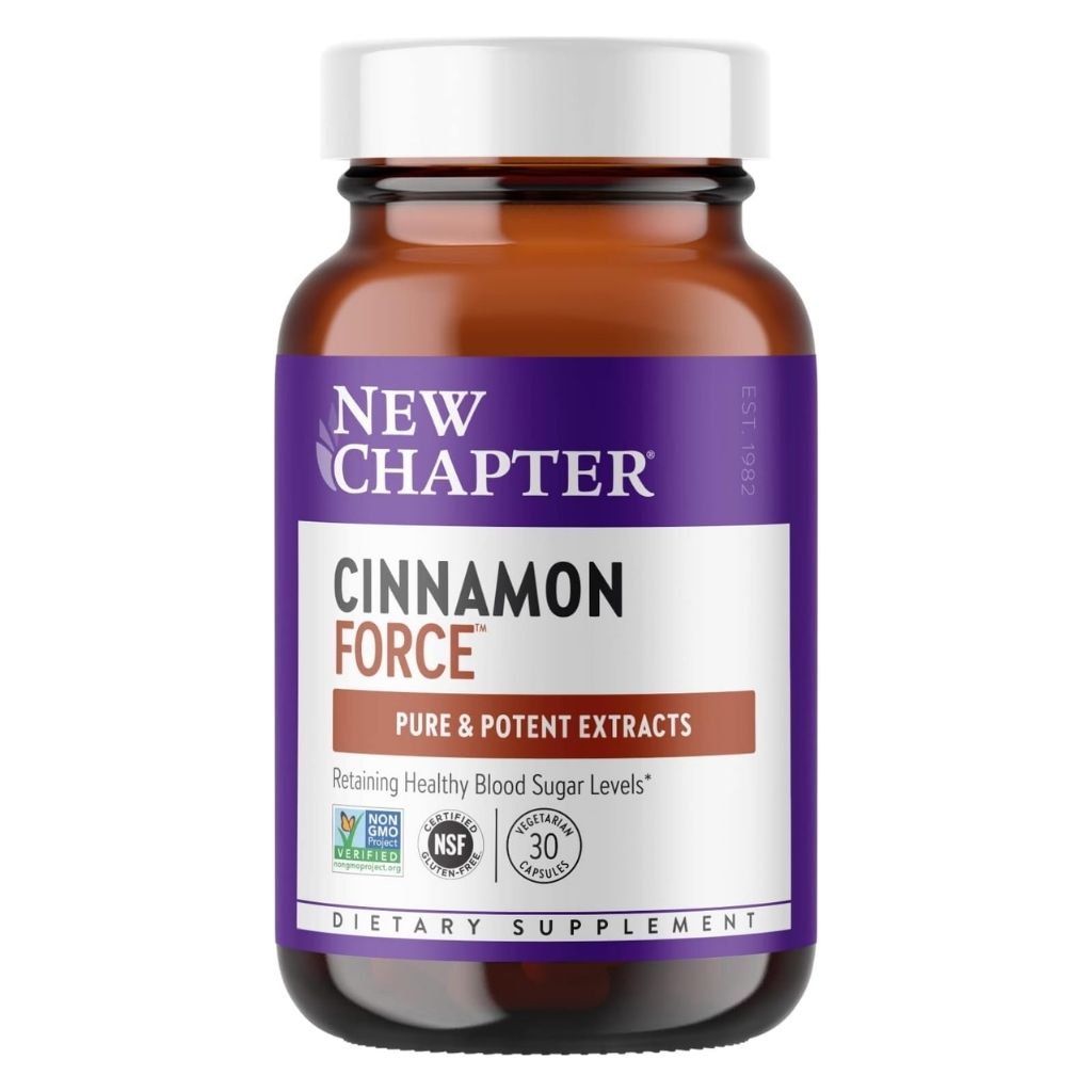 New Chapter Cinnamon Force Supplement Capsules, Pack of 30's