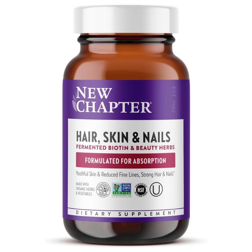 New Chapter Hair, Skin & Nails Supplement Capsules, Pack of 60's