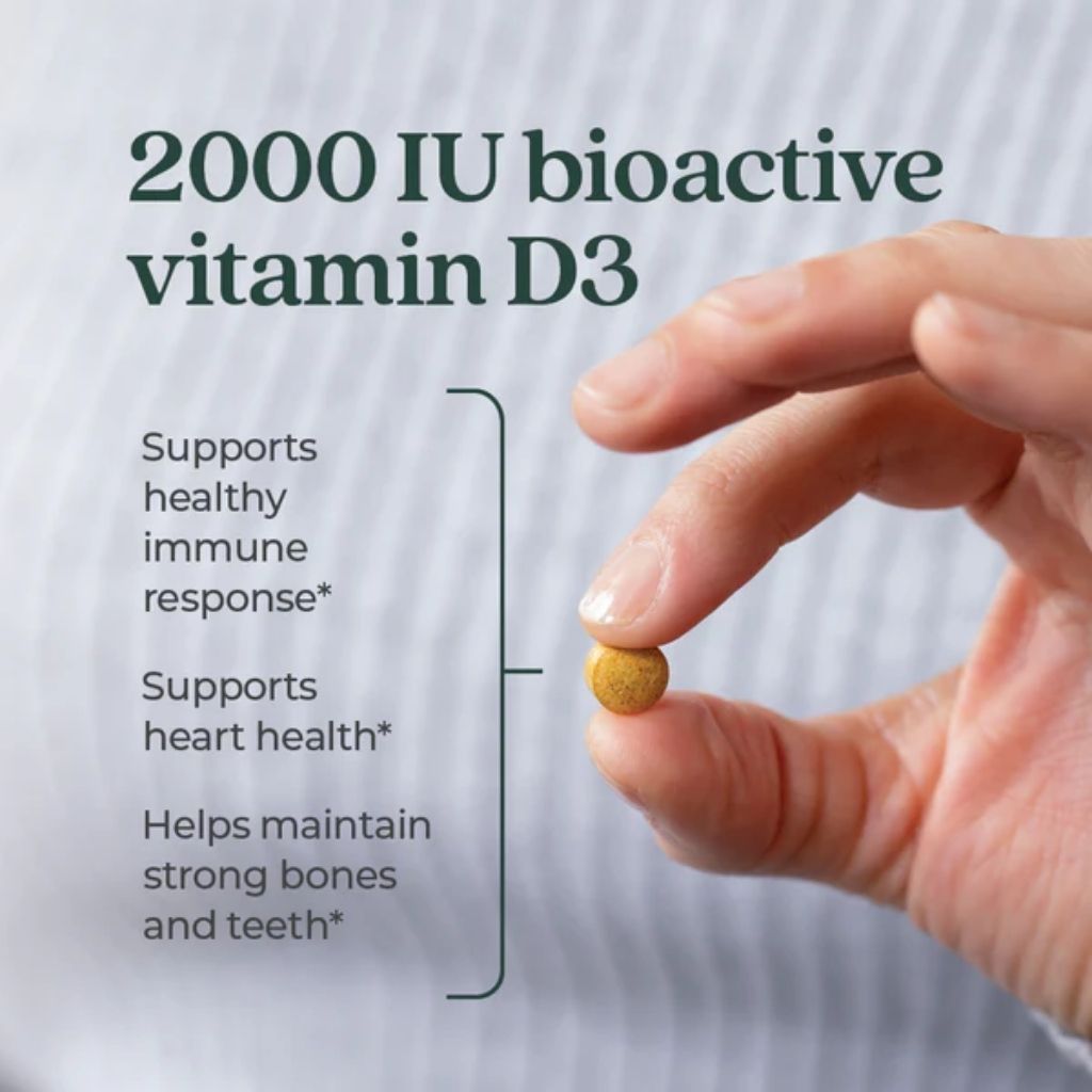 New Chapter Fermented Vitamin D3 2000IU Capsules, Pack of 30's