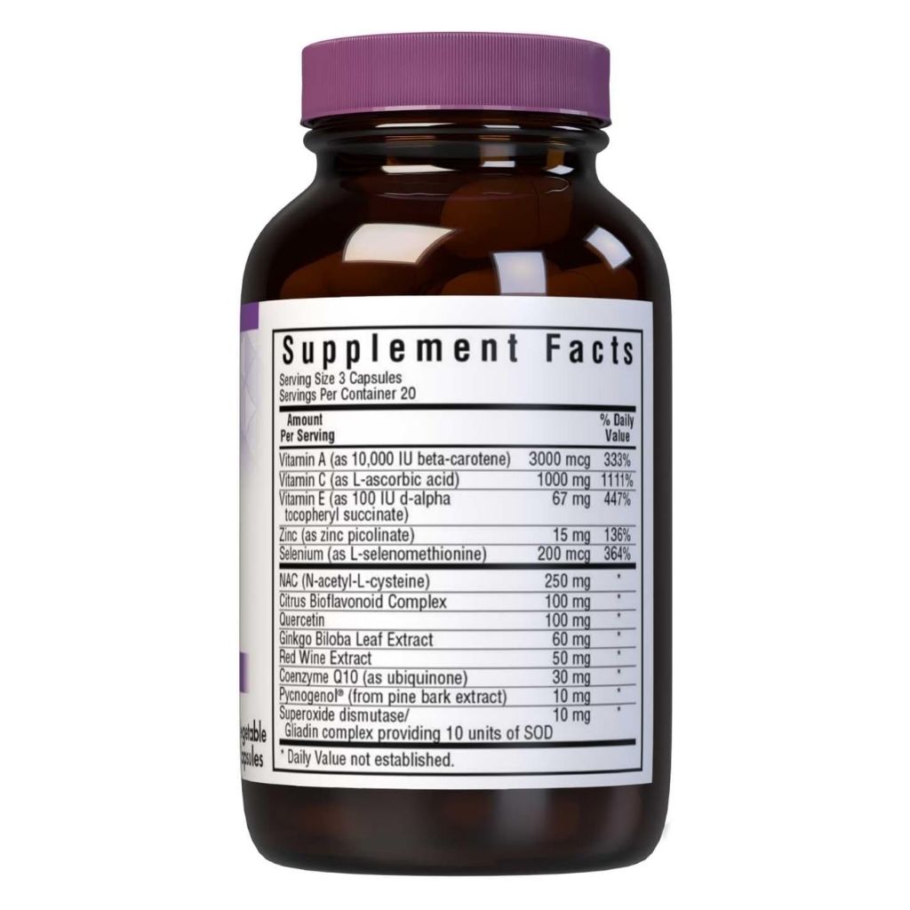 Bluebonnet Super Antioxidant Formula Capsules, Pack of 60's