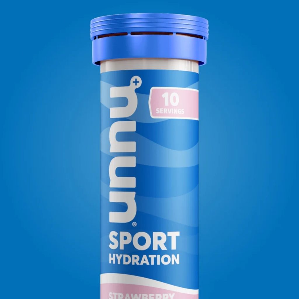 Nuun Sport Hydration Effervescent Electrolyte Tablets - Strawberry Lemonade Flavor, Pack of 10's