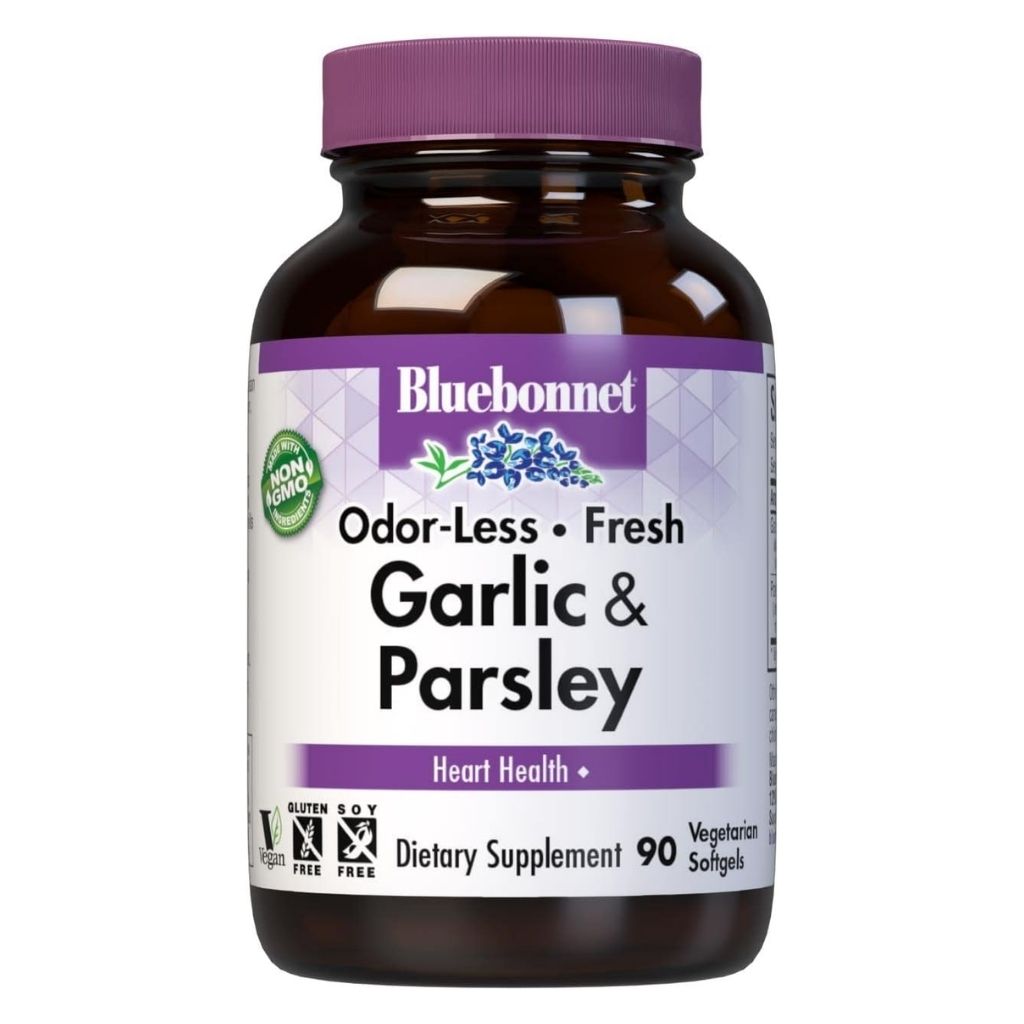 Bluebonnet Garlic & Parsley Supplement Softgels, Pack of 90's