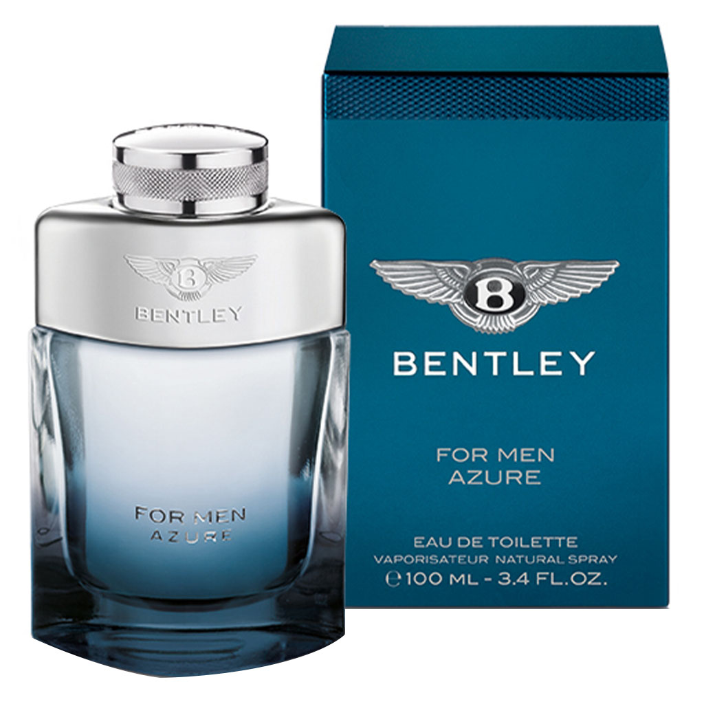 Bentley For Men Azure Eau De Toilette - Woody Spicy Luxury Fragrance 100ml
