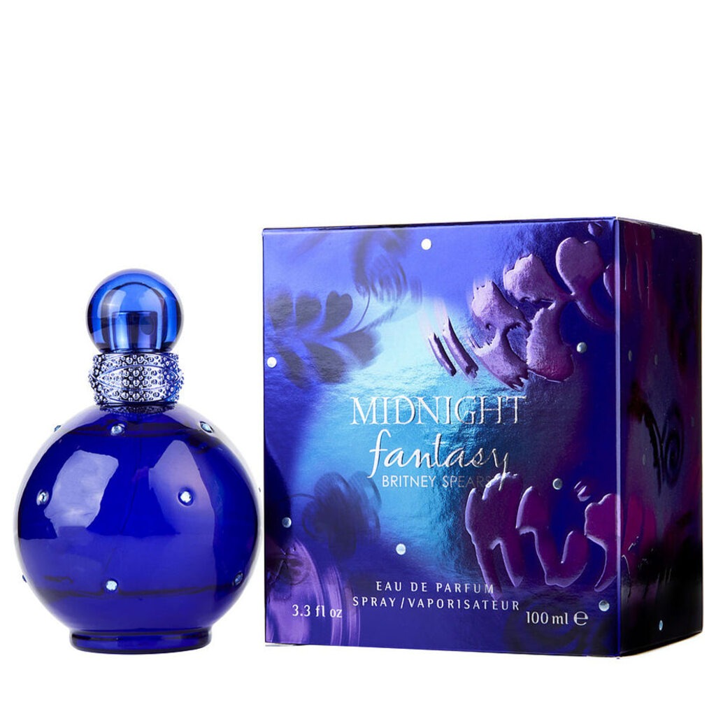 Britney Spears Fantasy Midnight Eau De Parfum For Women - Fruity Floral Luxury Fragrance 100ml