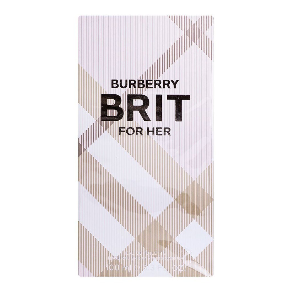 Burberry Brit Eau De Toilette For Women - Floral Luxury Fragrance 100ml
