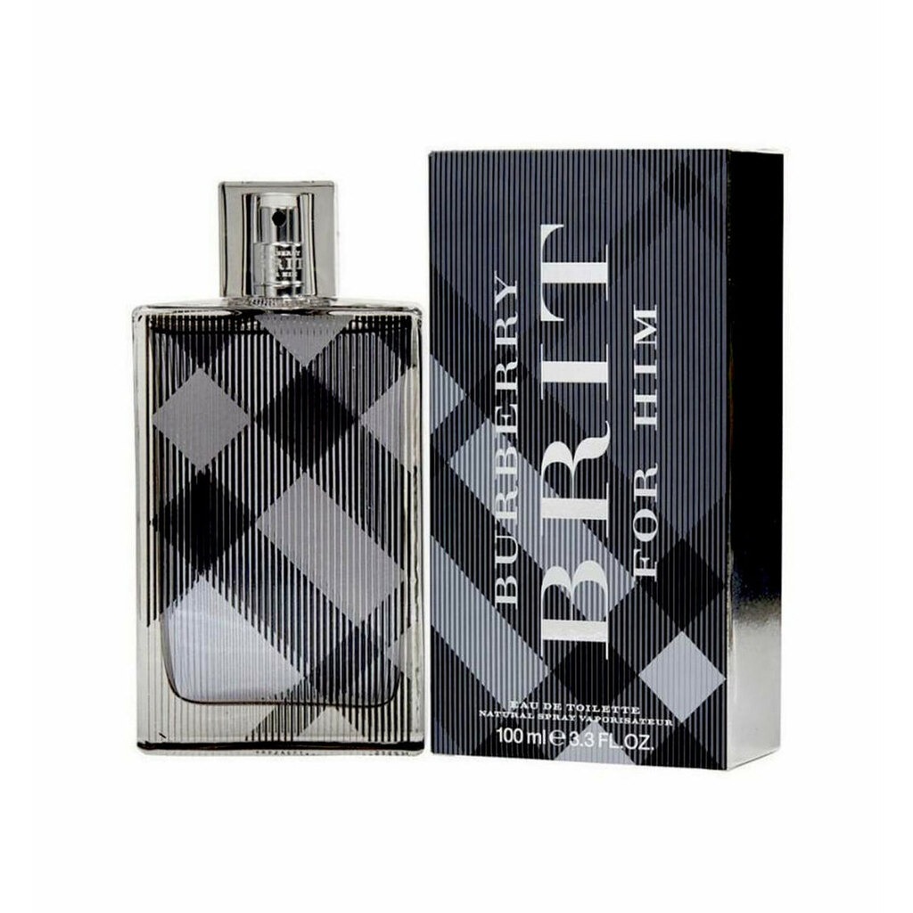 Burberry Brit Eau De Toilette For Men - Woody Luxury Fragrance 100ml