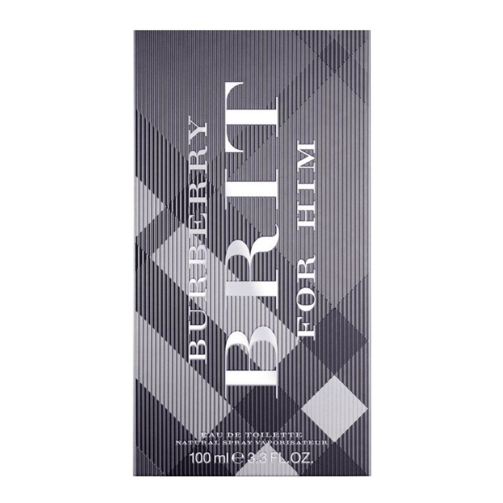 Burberry Brit Eau De Toilette For Men - Woody Luxury Fragrance 100ml