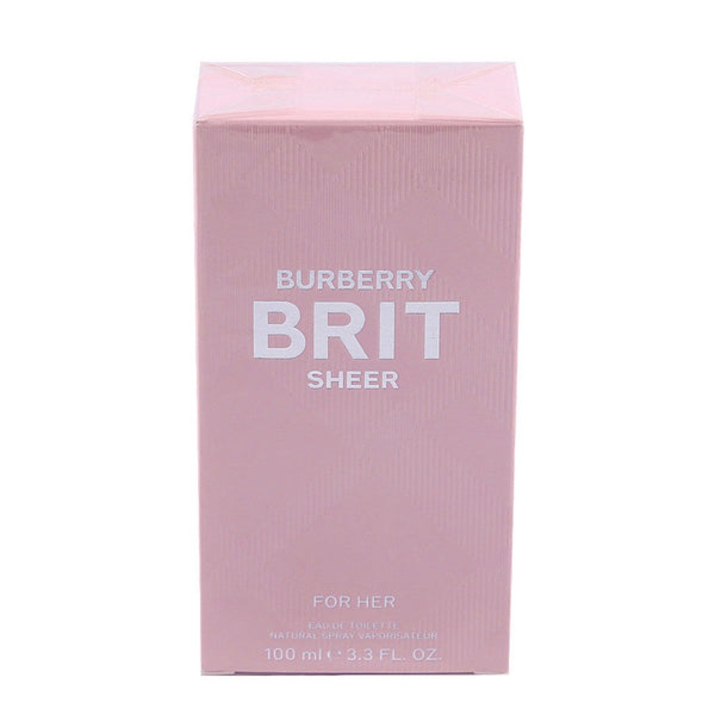 Burberry Brit Sheer Eau De Toilette For Women - Floral Luxury Fragrance 100ml
