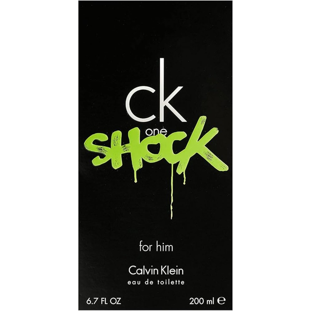 Calvin Klein One Shock Eau De Toilette For Men - Fresh Luxury Fragrance 200ml