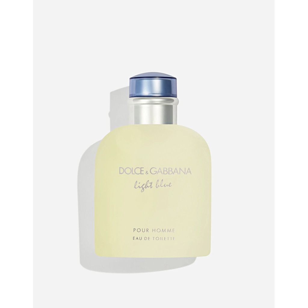 Dolce & Gabbana Light Blue Eau De Toilette For Men - Citrus Spicy Luxury Fragrance 125ml