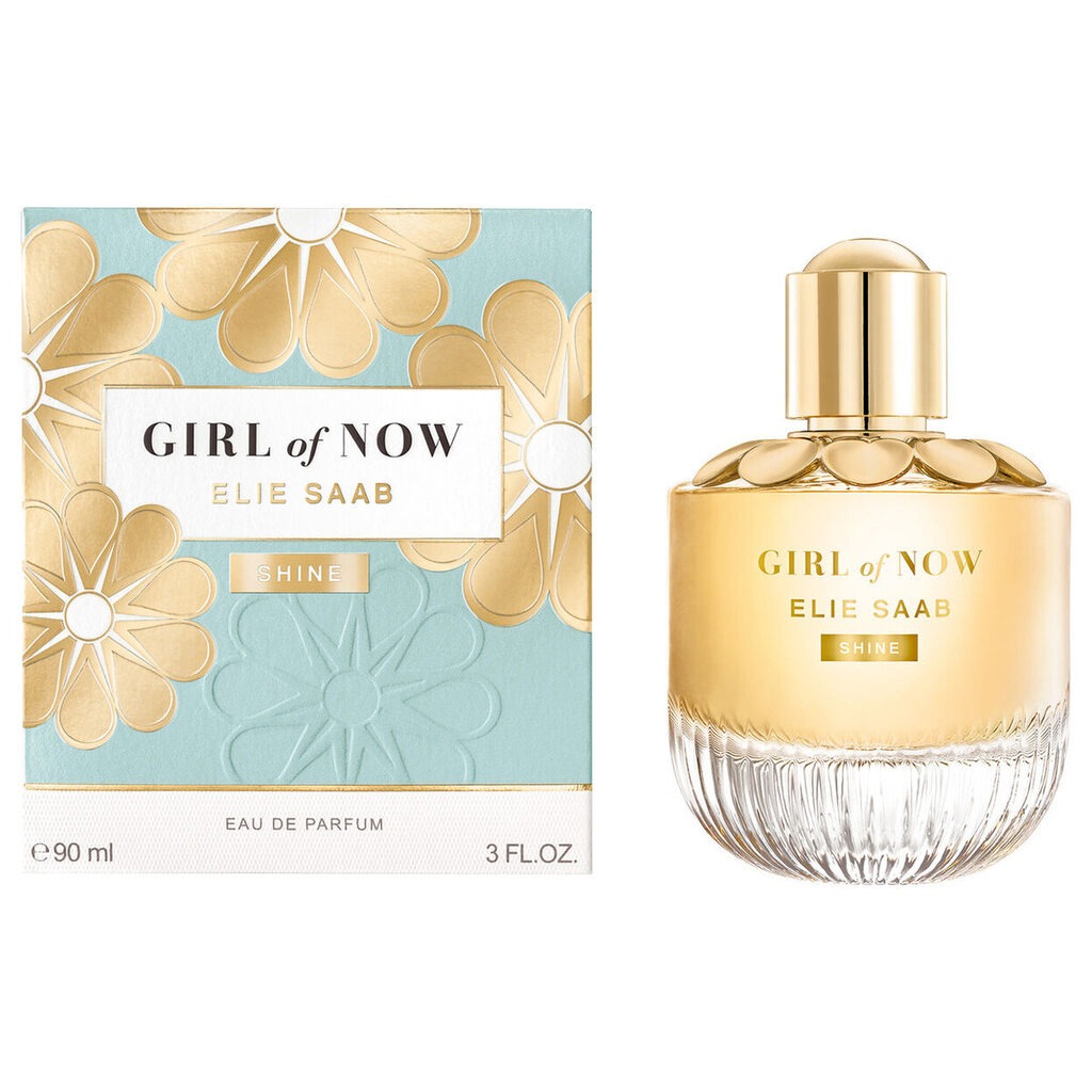Elie Saab Girl Of Now Shine Eau De Parfum For Women - Floral Luxury Fragrance 90ml