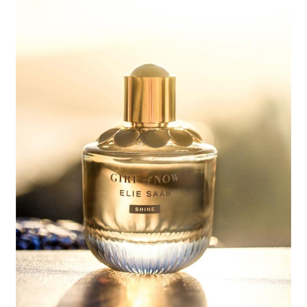 Elie Saab Girl Of Now Shine Eau De Parfum For Women - Floral Luxury Fragrance 90ml