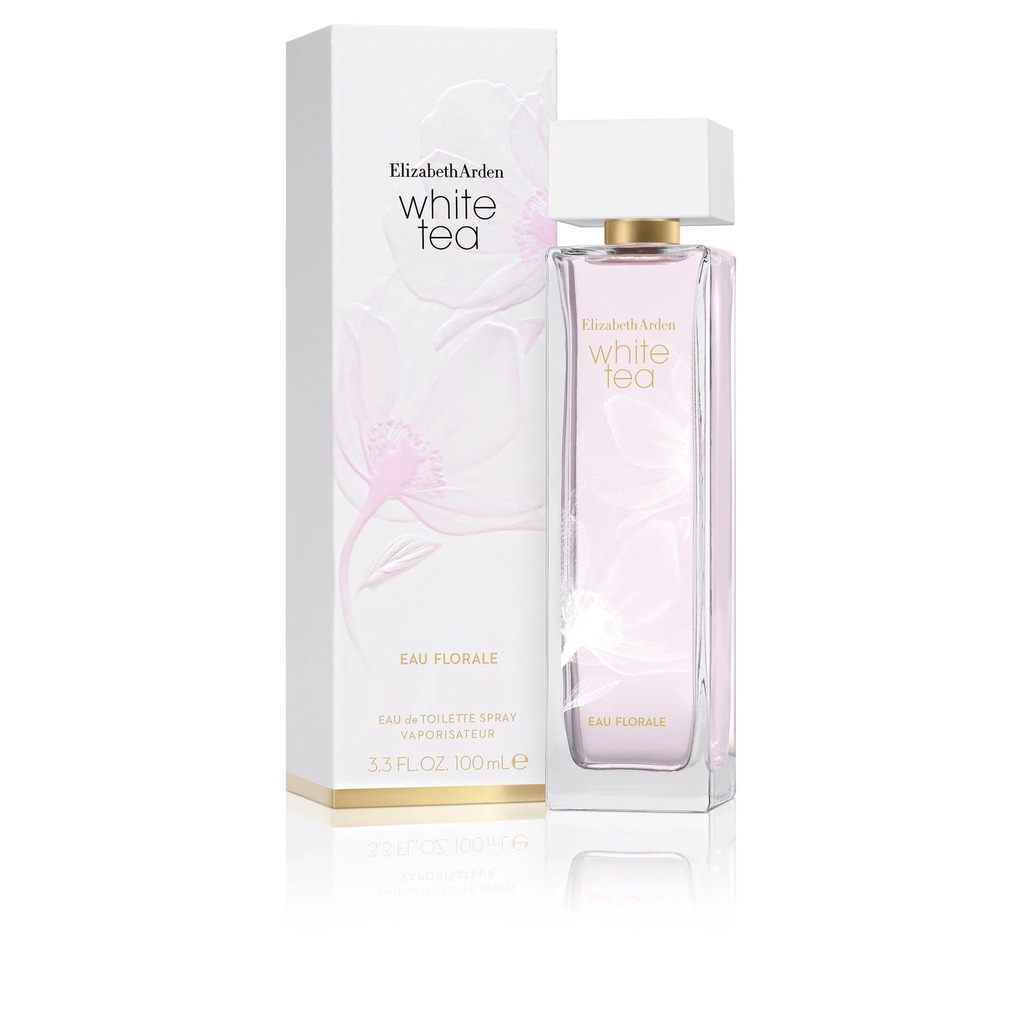Elizabeth Arden White Tea Wild Rose Eau De Toilette For Women - Floral Luxury Fragrance 100ml
