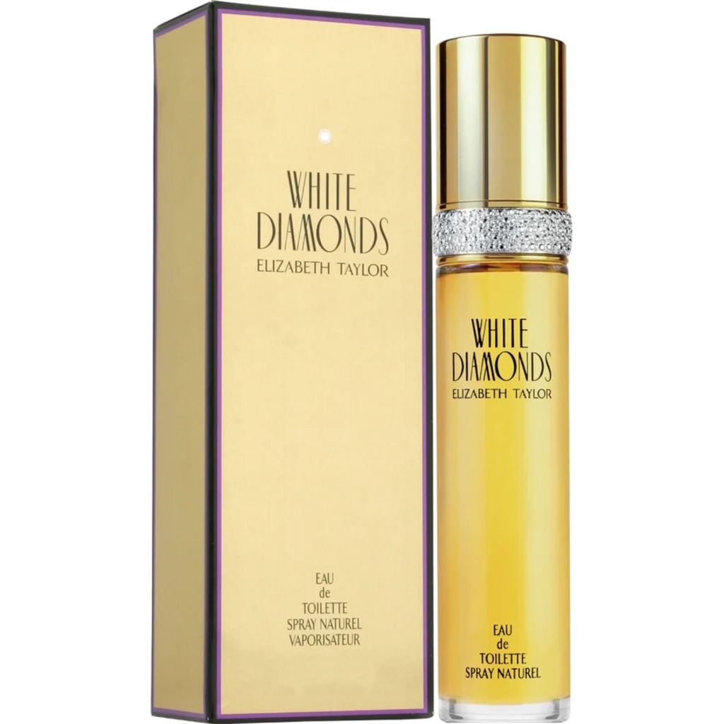 Elizabeth Taylor White Diamonds Eau De Toilette For Women - Floral Luxury Fragrance 100ml 