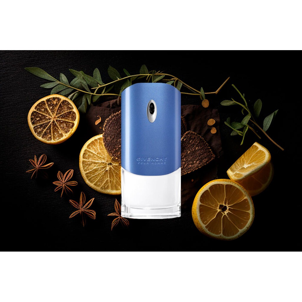 Givenchy Pour Homme Blue Label Eau De Toilette For Men - Woody Spicy Fragrance 100ml 
