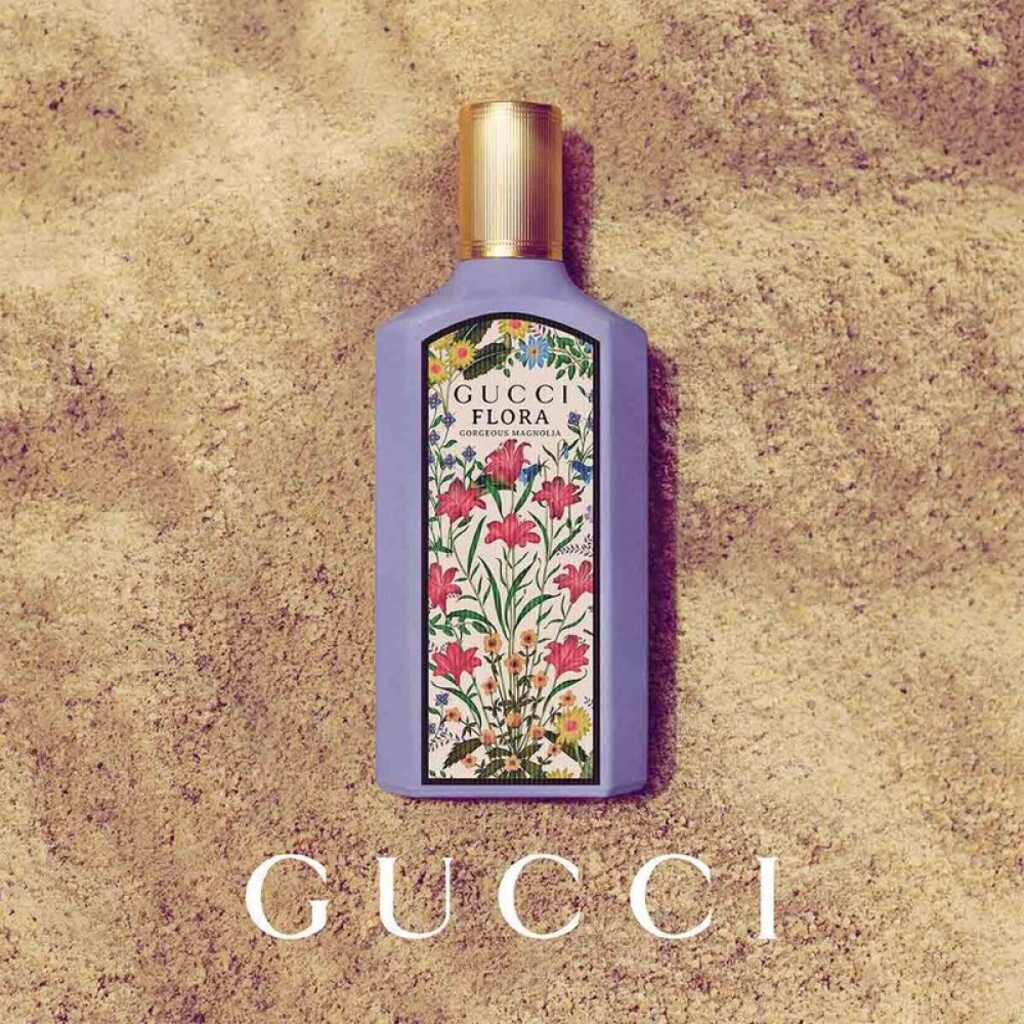 Gucci Flora Gorgeous Magnolia Eau De Parfum For Women - Floral Luxury Fragrance 100ml