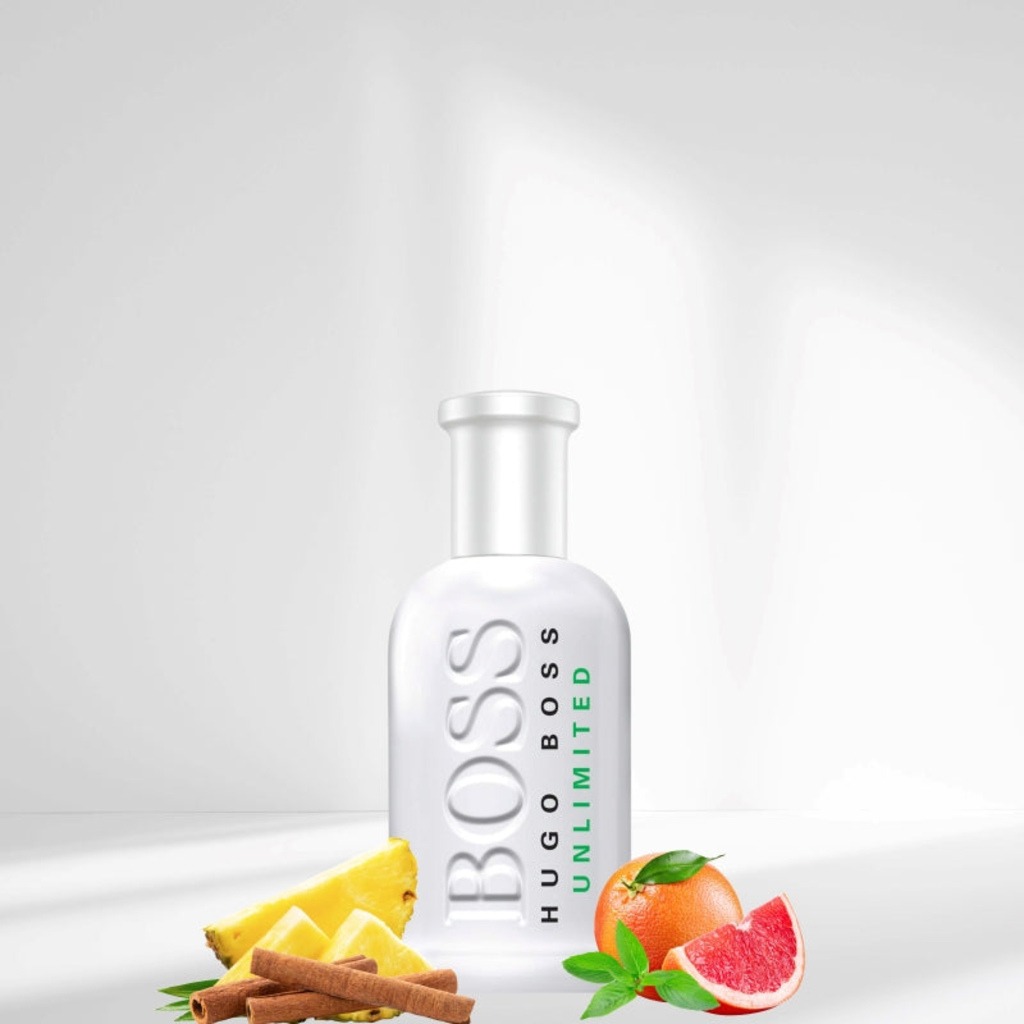 Hugo Boss Bottled Unlimited Eau De Toilette For Men -  Minty Woody Fragrance 100ml