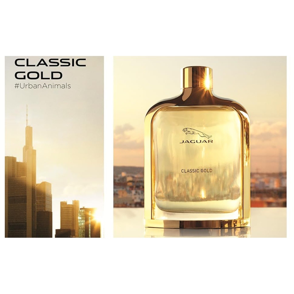 Jaguar Classic Gold Eau De Toilette For Men 100ml