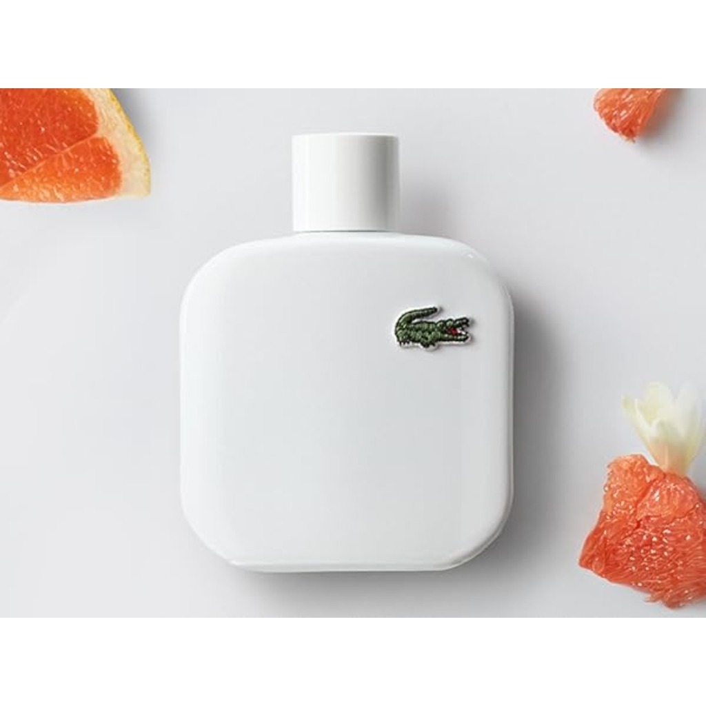 Lacoste, L.12.12 Blanc Eau De Toilette For Men - Woody Aromatic Fragrance 175ml